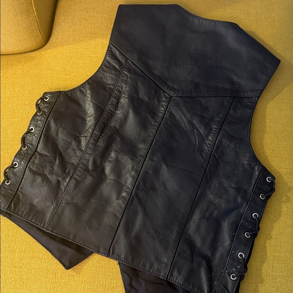 Interstate leather - lace up women’s vest 🎉 - Picture 7 of 14